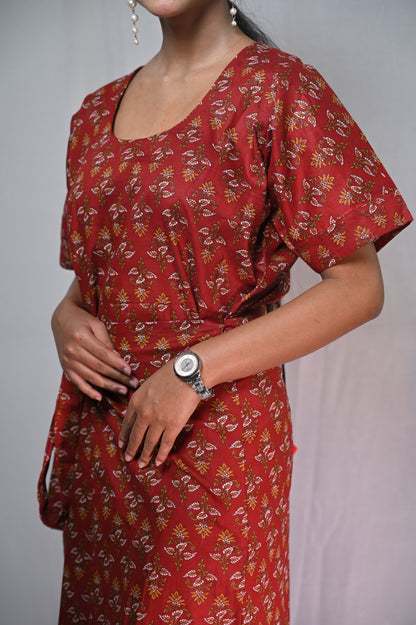Cottan Wrap dress for Summers